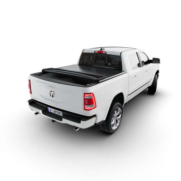 Worksport Pro Vinyl Quad Fold SC4 Pro 6'4" Fits 2019-23 RAM 1500/2500/3500 w/o RamBox w/o Multi Function Tailgate w/o Utility Track System Standard Bed