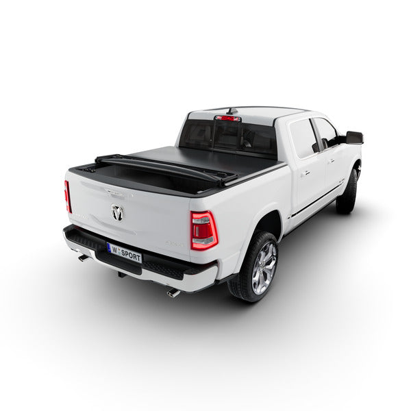 Worksport Pro Vinyl Quad Fold Tonneau Cover – Fits 2019–2023 RAM 1500 5'7" Short Bed w/o RamBox, Multi-Function Tailgate, or Utility Track System