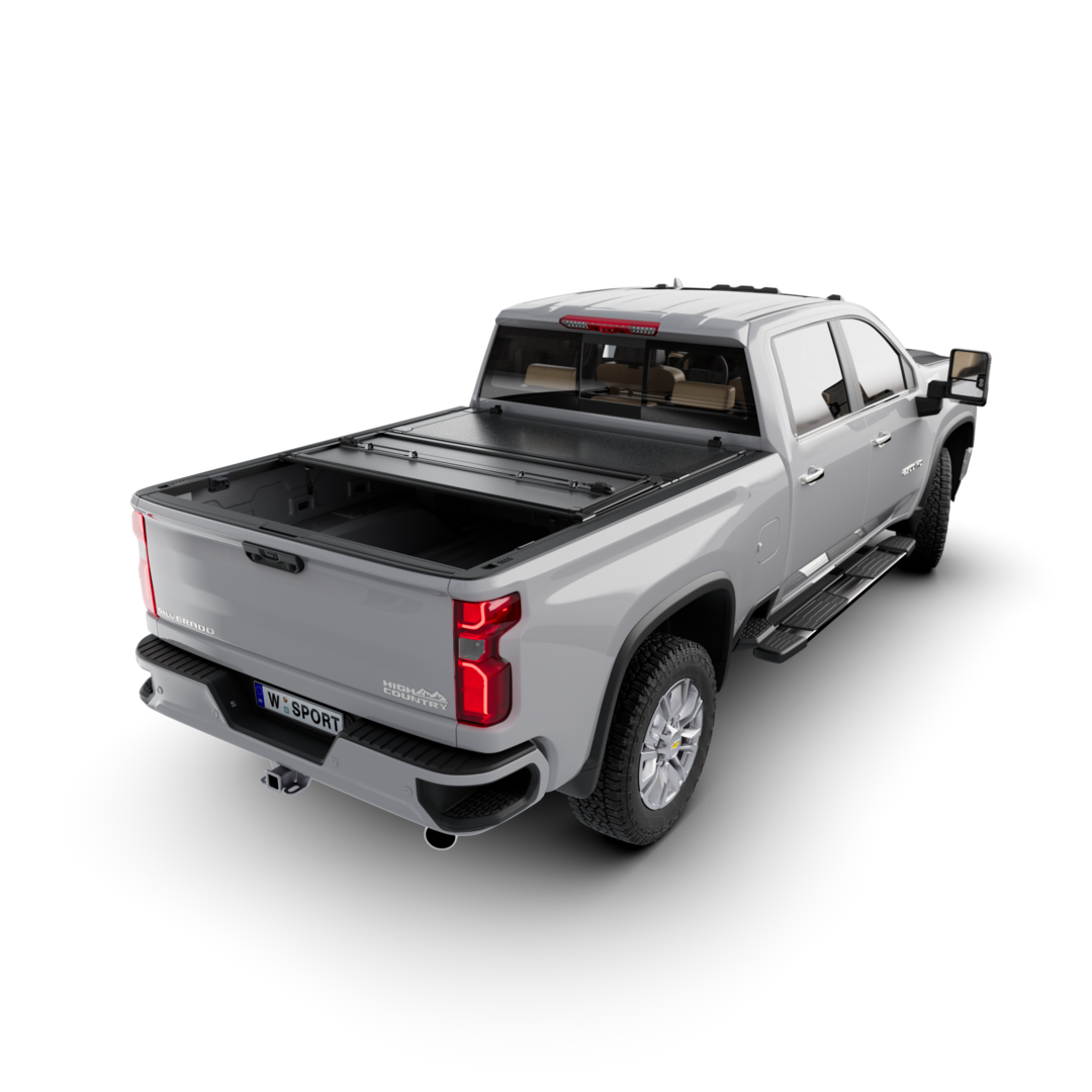 Worksport AL3 Aluminum Tri-Fold Full Bed Access Tonneau Cover – Fits 2007–2019 Chevrolet Silverado & GMC Sierra 6'6" Standard Bed