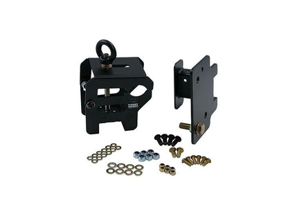 Front Runner Hi-Lift Jack Bracket for Roof Rack – Fits All Hi-Lift Jack Sizes – Black Steel, Lockable, Weather-Resistant Design (1 Set)