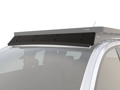 Front Runner Wind Fairing for Roof Rack – 1255mm Width – Black Aluminum, 1180(W) x 167(L), Aerodynamic Design (1PC)