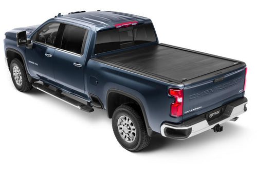 Retrax Hard Manual Retractable Tonneau Cover 8' Fits 2020-25 Silverado/Sierra HD No Factory Side Storage