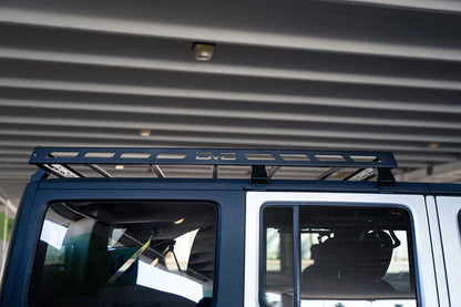 DV8 Offroad Roof Rack for Jeep Wrangler JK Half-Length Fits 2007-2018 Models