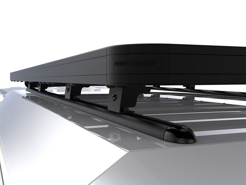Front Runner Slimline II Rack Kit for Truck Canopy or Trailer – Tall Design, 1475(W) x 2166(L), Black Aluminum