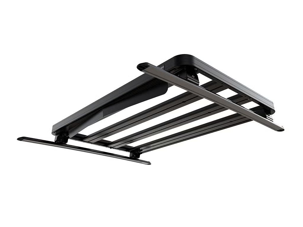 Front Runner Slimline II Rack Kit for Truck Canopy or Trailer – Tall Design, 1425(W) x 2570(L), Black Aluminum