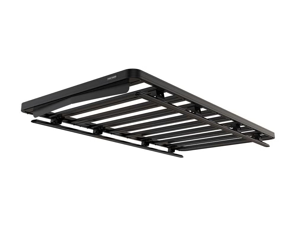 Front Runner Slimline II Rack Kit for Truck Canopy or Trailer – Fits OEM Tracks, Tall Design, 1425(W) x 2570(L), Black Aluminum