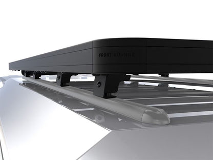 Front Runner Slimline II Rack Kit for Truck Canopy or Trailer – Fits OEM Tracks, Tall Design, 1475(W) x 2166(L), Black Aluminum