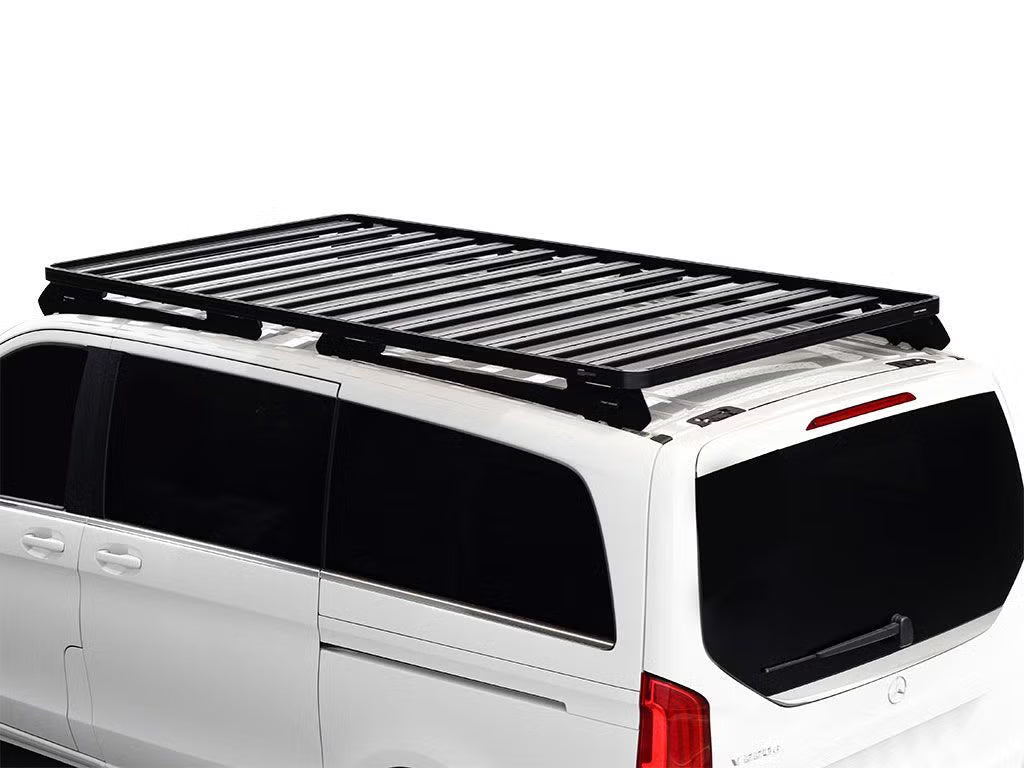 Front Runner Slimline II Roof Rack Kit for Van – Fits 2014–Current Mercedes-Benz V-Class L3 / Metris 135” WB – Black Aluminum, 2772(L) x 1425(W), Full-Size (1PC)