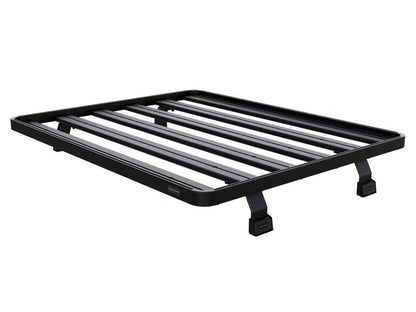 Front Runner Slimline II Load Bed Rack Kit for Pickup with Mountain Top Roll Cover – 1475(W) x 1762(L) – Heavy-Duty Aluminum – Black