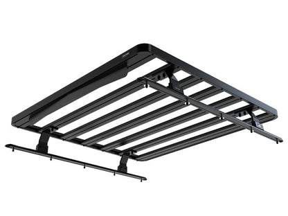 Front Runner Slimline II Load Bed Rack Kit for HSP Electric Roll R Cover – Black Aluminum, 1425(W) x 1358(L) – Includes Tracks & Mounts