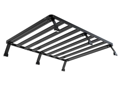 Front Runner Slimline II Load Bed Rack Kit for Truck – Fits Pickup with Roll Top Cover – Black Aluminum, 1425(W) x 1358(L), Tall Design (1PC)