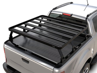 Front Runner Slimline II Load Bed Rack Kit for Truck – Fits Pickup with Roll Top Cover – Black Aluminum, 1475(W) x 1358(L), Tall Design (1PC)