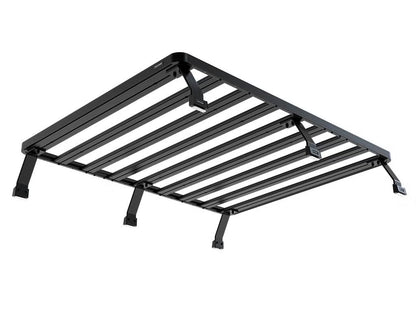 Front Runner Slimline II Load Bed Rack Kit for Truck – Fits Pickup with Roll Top Cover – Black Aluminum, 1475(W) x 1762(L), Tall Design (1PC)