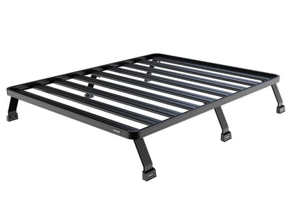 Front Runner Slimline II Load Bed Rack Kit for Truck – Fits Pickup with Roll Top Cover – Black Aluminum, 1475(W) x 1762(L), Tall Design (1PC)