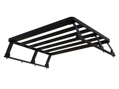Front Runner Slimline II Load Bed Rack Kit for Pickup Truck – Fits Roll Top with No OEM Track – Black Aluminum, Full-Size Cargo Rack (1PC)