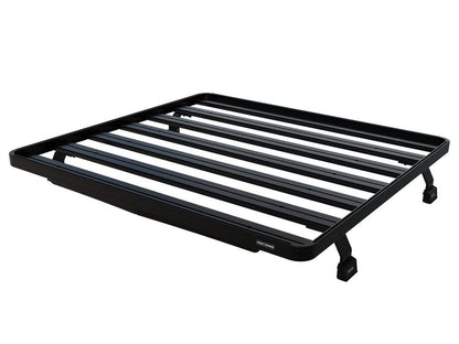 Front Runner Slimline II Load Bed Rack Kit for Truck – Fits Pickup with EGR RollTrac Cover – Black Aluminum, Full-Size Cargo Rack (1PC)