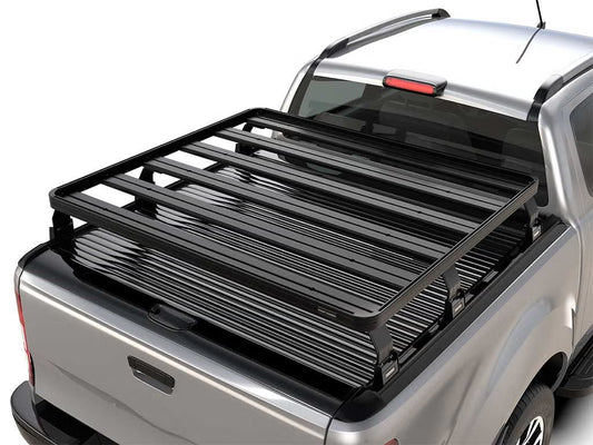 Front Runner Slimline II Load Bed Rack Kit for Truck – Fits 2020-2022 Ford Ranger Raptor w/Securi Lid – Black Aluminum, Full-Size Cargo Rack (1PC)