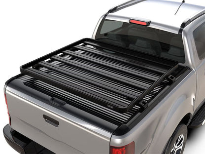 Front Runner Slimline II Load Bed Rack Kit for Truck – Fits Toyota Hilux Legend RS – Black Aluminum, Full-Size Cargo Rack (1PC)