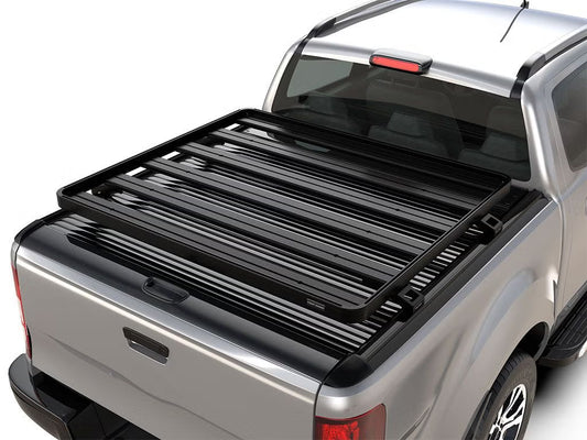 Front Runner Slimline II Load Bed Rack Kit for Truck – Fits Toyota Hilux Legend RS – Black Aluminum, Full-Size Cargo Rack (1PC)