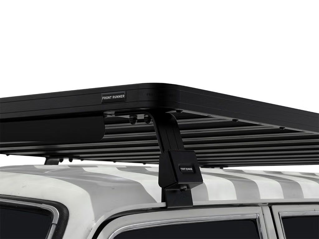 Front Runner Slimline II Roof Rack Kit / Tall for SUV – Fits Toyota Land Cruiser 60 Series – 2166mm Full-Size Black Aluminum Cargo Rack (1PC)