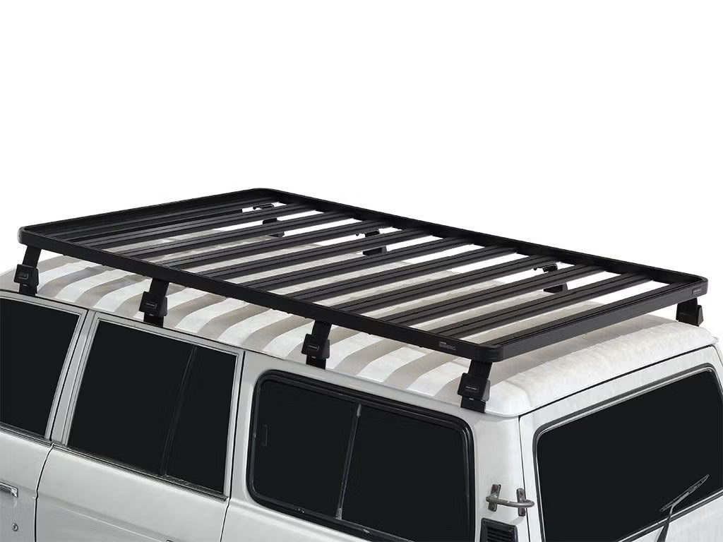 Front Runner Slimline II Roof Rack Kit / Tall for SUV – Fits Toyota Land Cruiser 60 Series – 2166mm Full-Size Black Aluminum Cargo Rack (1PC)