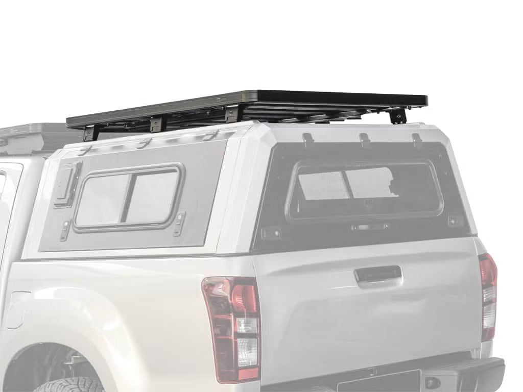 Front Runner Slimline II Rack Kit for Truck Canopy or Trailer – Tall Design, 1475(W) x 1964(L), Black Aluminum
