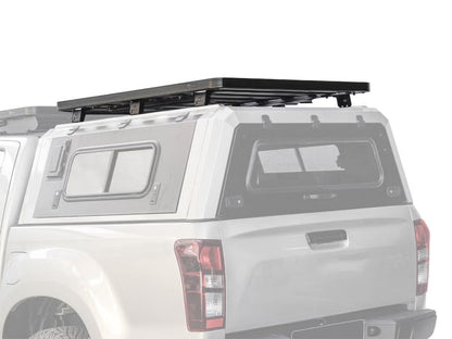 Front Runner Slimline II Rack Kit for Truck Canopy or Trailer – Fits OEM Tracks, Tall Design, 1475(W) x 2166(L), Black Aluminum