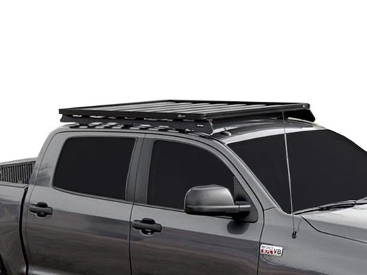 Front Runner Slimline II Roof Rack Kit for Truck – Fits 2007-2021 Toyota Tundra Crew Max – Black Aluminum, Low-Profile Cargo Rack (1PC)