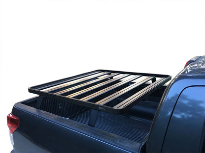 Front Runner Slimline II Load Bed Rack Kit for Truck – Fits 2007-Current Toyota Tundra CrewMax – Black Aluminum, Full-Size Cargo Rack (1PC)