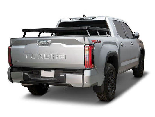 Front Runner Slimline II Load Bed Rack Kit – Fits Toyota Tundra CrewMax 5.5’ (2007-Current) – Full-Size Cargo Rack, Black Aluminum (1PC)