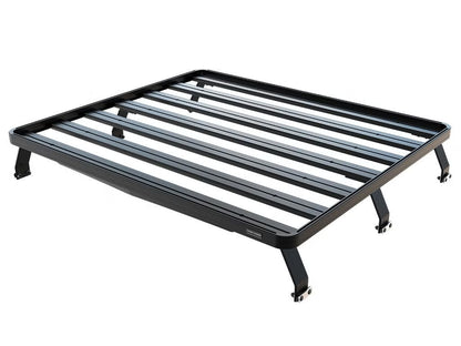 Front Runner Slimline II Load Bed Rack Kit – Fits Toyota Tundra CrewMax 5.5’ (2007-Current) – Full-Size Cargo Rack, Black Aluminum (1PC)