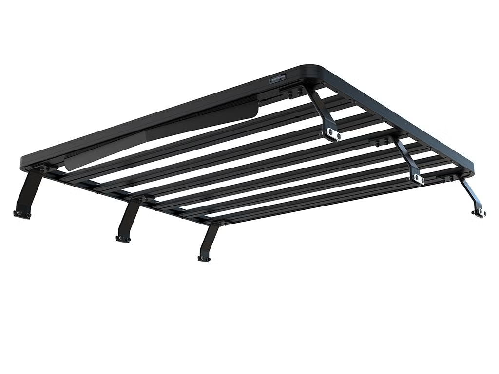 Front Runner Slimline II Load Bed Rack Kit – Fits Toyota Tundra CrewMax 5.5’ (2007-Current) – Full-Size Cargo Rack, Black Aluminum (1PC)