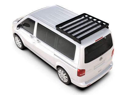 Front Runner Slimline II 1/2 Roof Rack Kit for Van – Fits 2003–2015 Volkswagen T5 Transporter SWB – Black Aluminum, No-Drill Install (1PC)