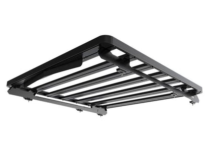 Front Runner Slimline II 1/2 Roof Rack Kit for Van – Fits 2003–2015 Volkswagen T5 Transporter LWB – Black Aluminum, No-Drill Install (1PC)