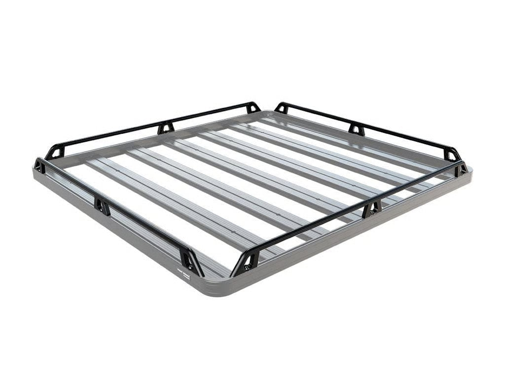 Front Runner Expedition Perimeter Rail Kit for Roof Rack – Fits 1358mm(L) x 1255mm(W) Slimline II – Black Aluminum, Safari-Style Design (1PC)
