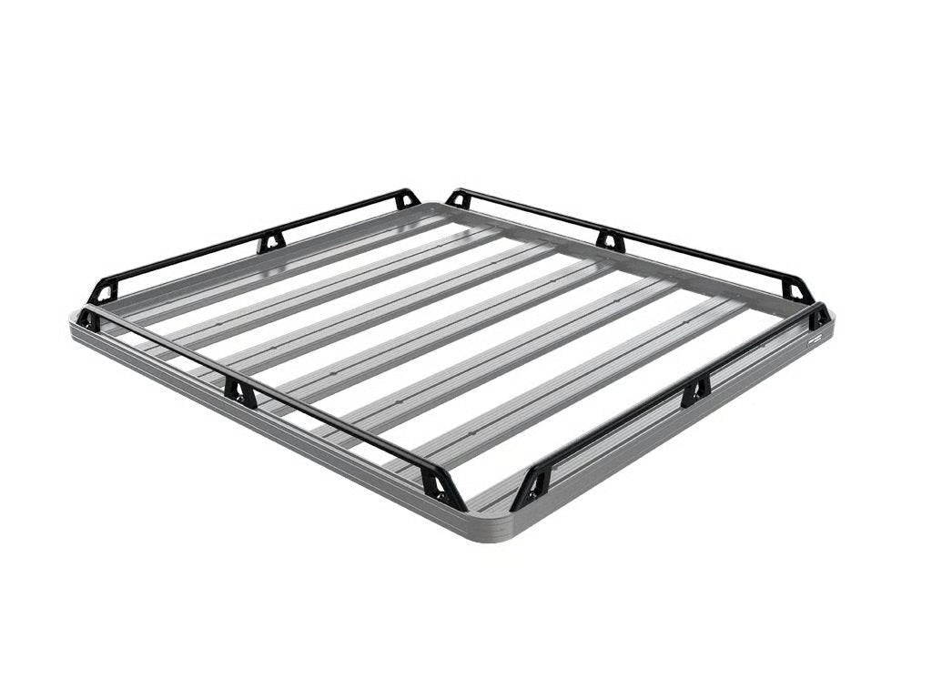 Front Runner Expedition Perimeter Rail Kit for Roof Rack – Fits 1358mm(L) x 1255mm(W) Slimline II – Black Aluminum, Safari-Style Design (1PC)