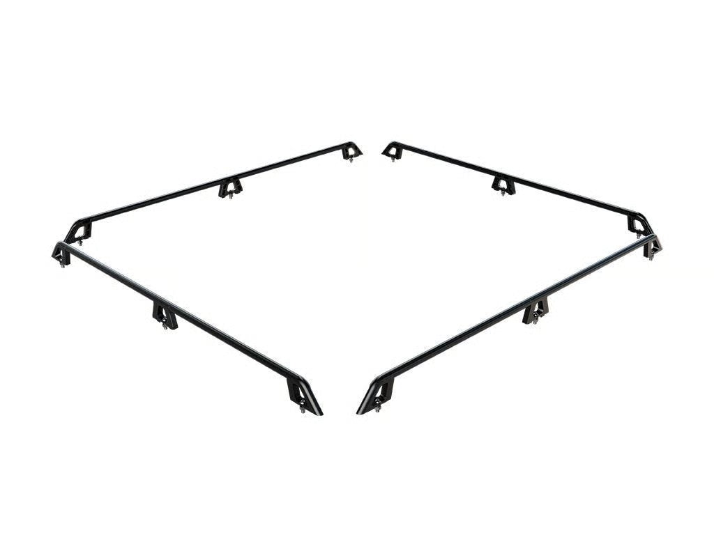 Front Runner Expedition Perimeter Rail Kit for Roof Rack – Fits 1358mm(L) x 1255mm(W) Slimline II – Black Aluminum, Safari-Style Design (1PC)