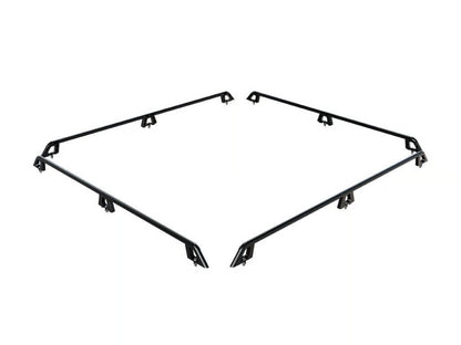 Front Runner Expedition Perimeter Rail Kit for Roof Rack – Fits 1358mm(L) x 1255mm(W) Slimline II – Black Aluminum, Safari-Style Design (1PC)