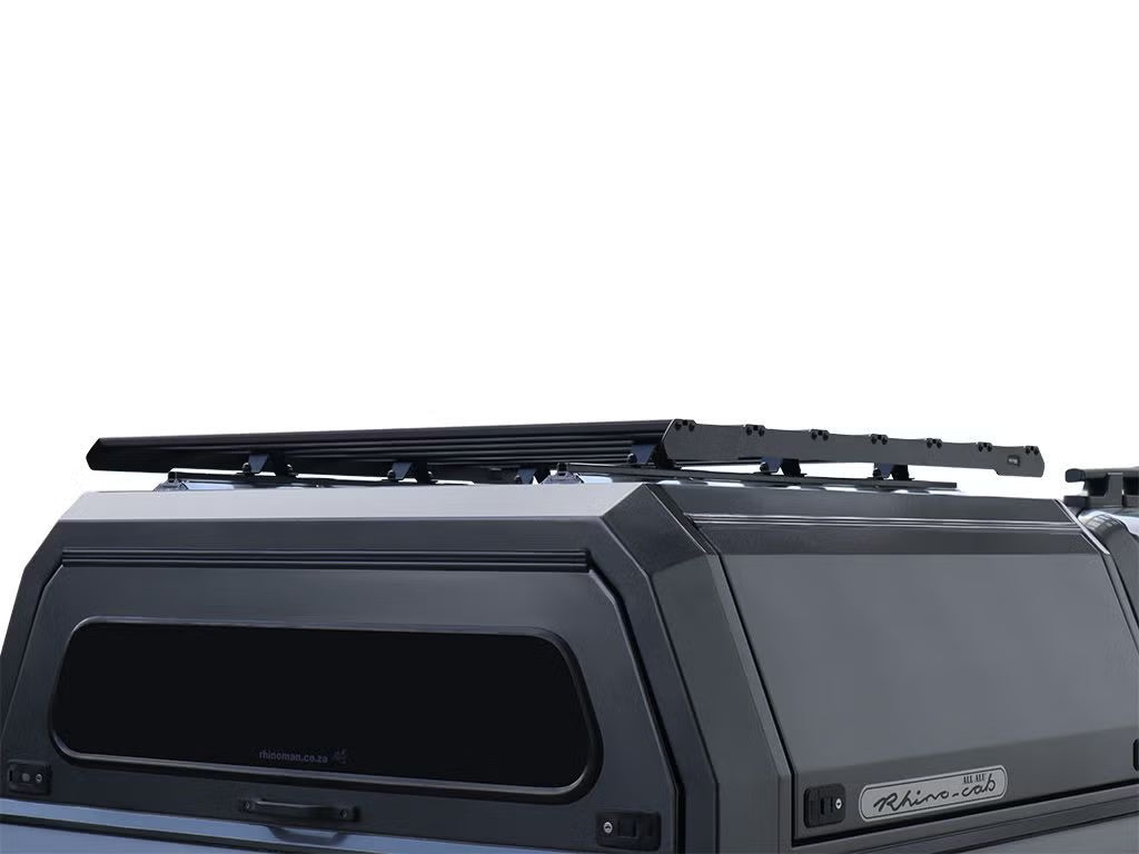 Front Runner Slimsport Rack Kit for Truck – Fits 5.5’ Canopy/Cap/Trailer – Black Aluminum, 1350(L) x 1211(W), Low-Profile Design (1PC)