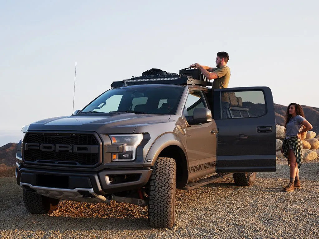 Front Runner Slimsport Roof Rack Kit Lightbar Ready 2018-20 Fits Ford F-150 Super Crew