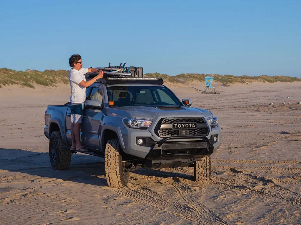 Front Runner Slimsport Roof Rack Kit Lightbar Ready 2005-23 Toyota Tacoma