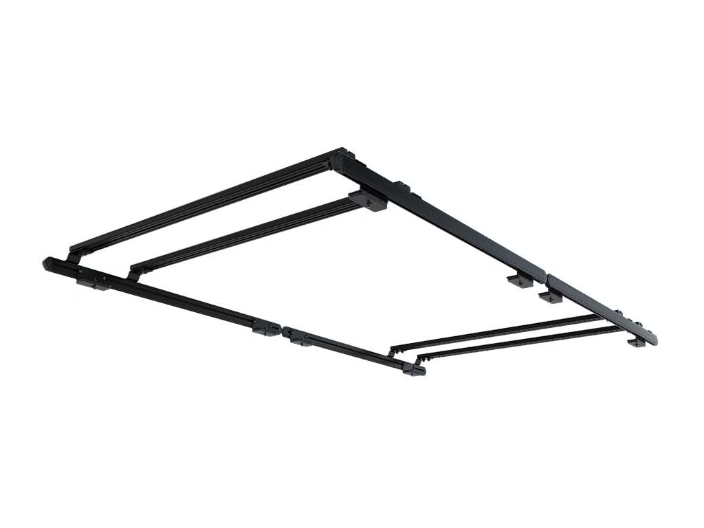 Front Runner Slimpro Canopy Rack Kit for Truck – Fits 2430mm Canopy – Black Aluminum, 1335(W) x 2400(L), Heavy-Duty Design (1PC)