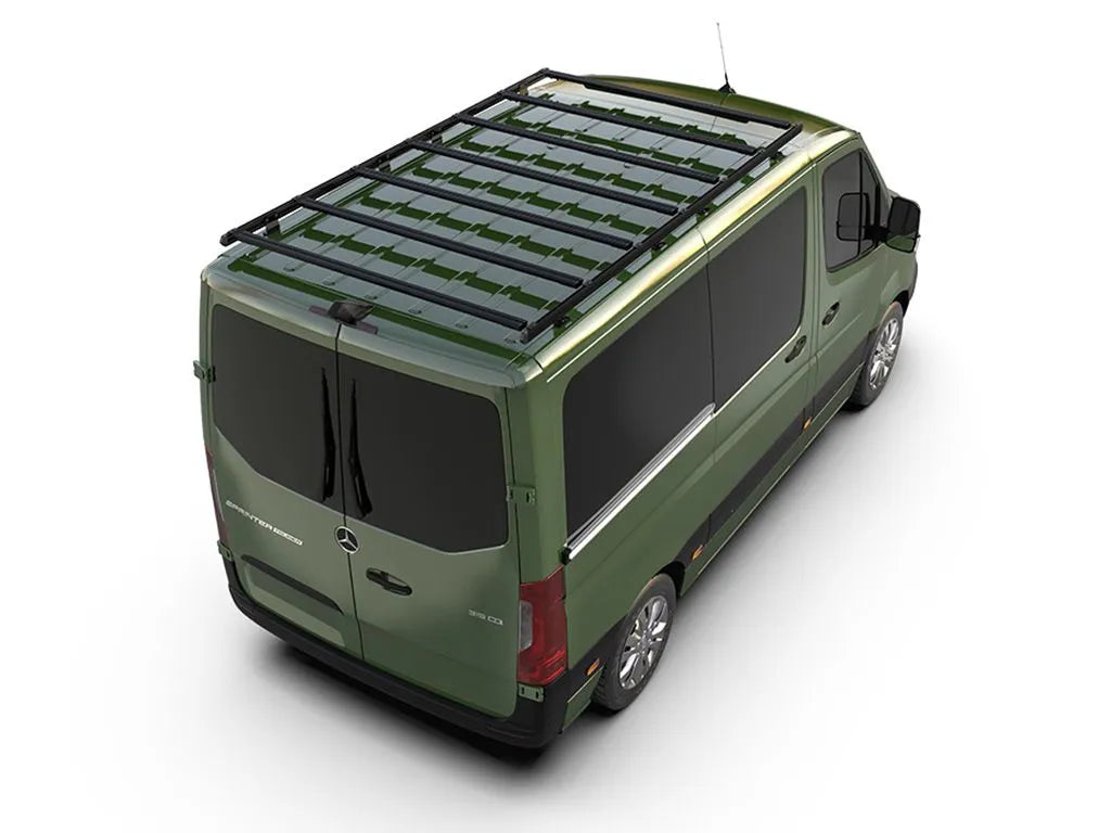 Front Runner Slimpro Van Rack Kit 2006-Current Fits Mercedes-Benz Sprinter (L1H1/128" SWB/Standard Roof)