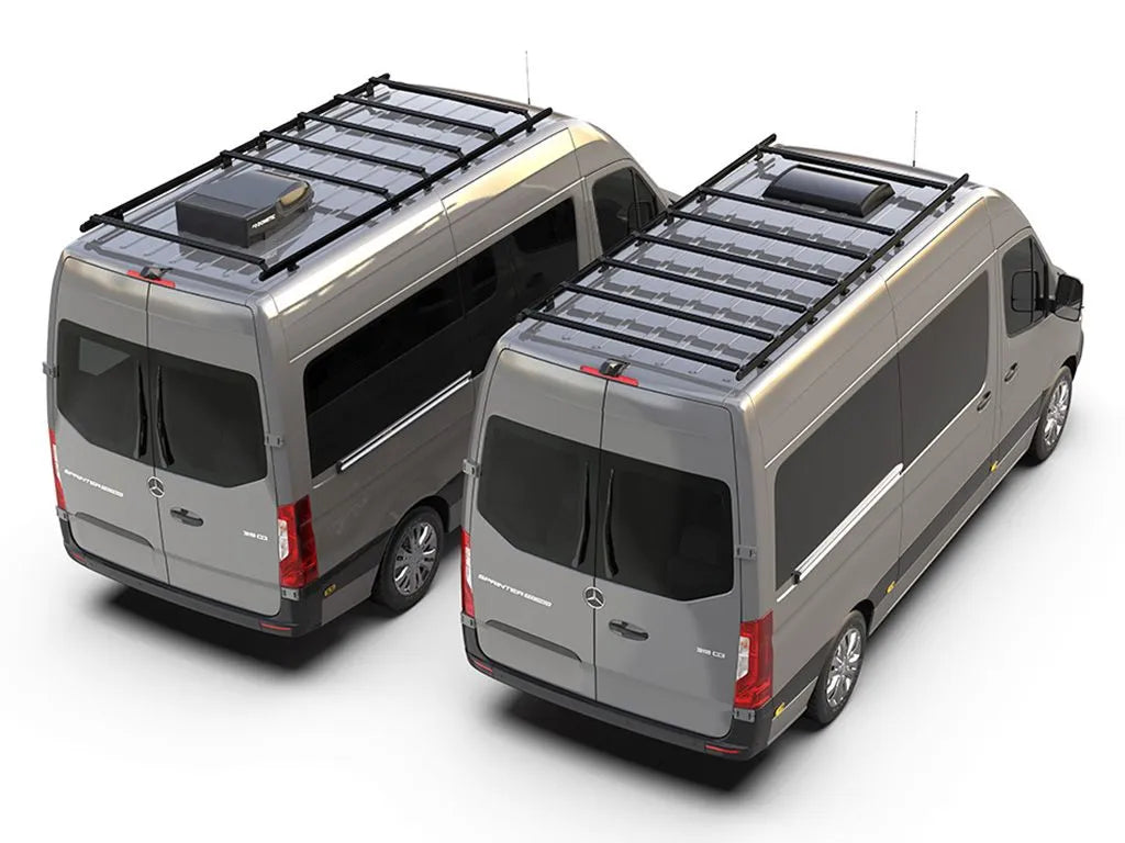 Front Runner Slimpro Van Rack Kit 2006-Current Fits Mercedes-Benz Sprinter (L2H2/144" MWB/High Roof)