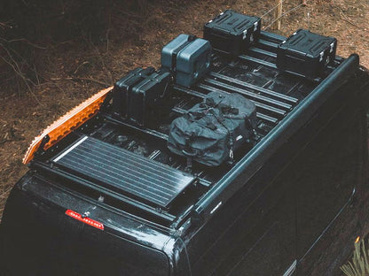 Front Runner Slimpro Roof Rack Kit for Van – Fits 2014-Current RAM ProMaster 2500 (159” WB / High Roof) – Black Aluminum Adjustable Mount (1PC)