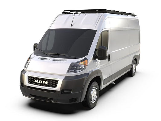 Front Runner Slimpro Roof Rack Kit for Van – Fits 2014-Current RAM ProMaster 2500 (136” WB / High Roof) – Black Aluminum Adjustable Mount (1PC)