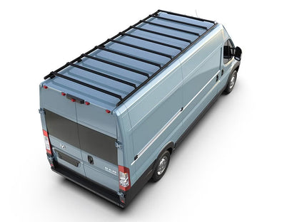 Front Runner Slimpro Roof Rack Kit for Van – Fits 2014-Current RAM ProMaster 3500 (159” WB / EXT High Roof) – Black Aluminum, Adjustable Mount (1PC)