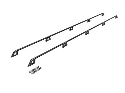 Front Runner Slimpro Van Rack Expedition Rails for Roof Rack – Fits 2367mm Tray – Black Aluminum & Stainless Steel, Low-Profile Design (1PC)