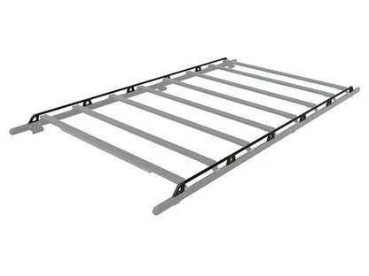 Front Runner Slimpro Van Rack Expedition Rails for Van – Fits 2569mm Roof Rack Tray – Black Aluminum, 2417(L) x 20(W), Heavy-Duty Side Rail Design (1PC)
