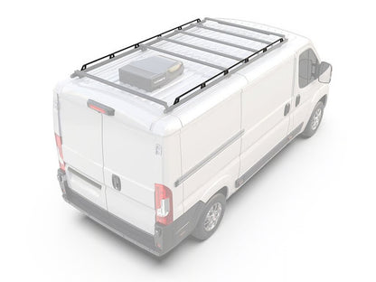 Front Runner Slimpro Van Rack Expedition Rails for Van – Fits 2569mm Roof Rack Tray – Black Aluminum, 2417(L) x 20(W), Heavy-Duty Side Rail Design (1PC)